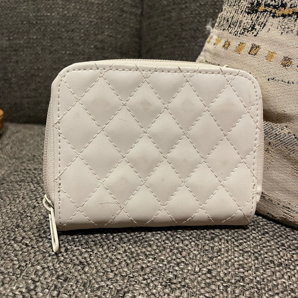 White wallet